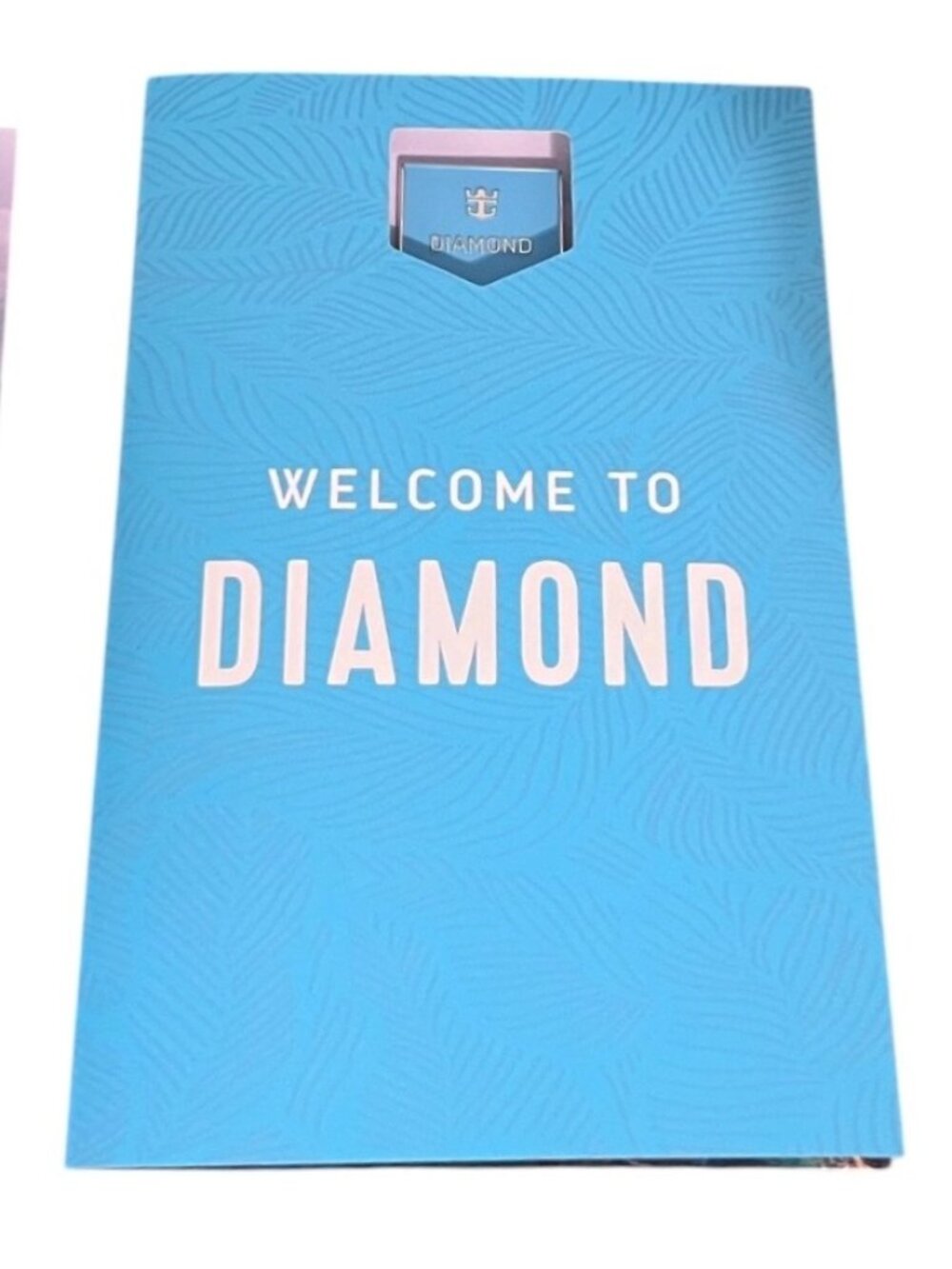 Royal Caribbean Diamond Crown Anchor Status Pin Welcome Card Cruise Line